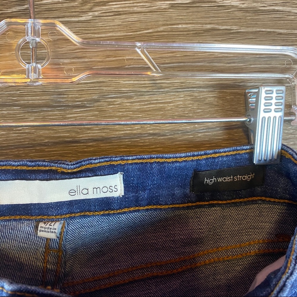 Ella Moss High Waist Straight leg jeans - Picture 6 of 8